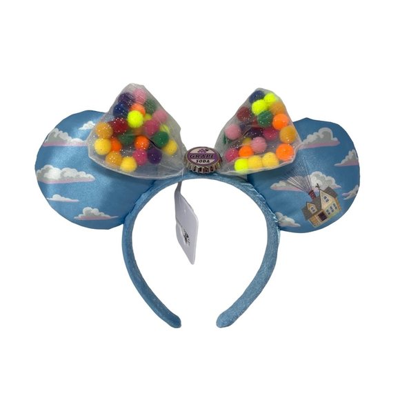 Disney Other - Rare New Disney Parks UP Grape Soda Cap Balloons Mickey Minnie Ears Head…